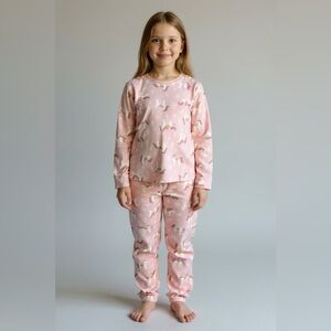 Carter's Pink and White Dog Print Pajama Set